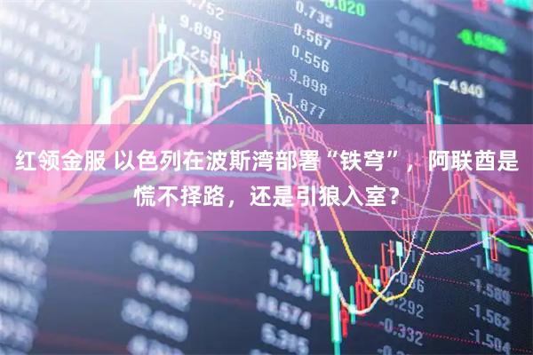 红领金服 以色列在波斯湾部署“铁穹”，阿联酋是慌不择路，还是引狼入室？
