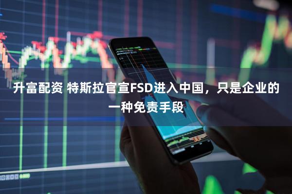 升富配资 特斯拉官宣FSD进入中国，只是企业的一种免责手段